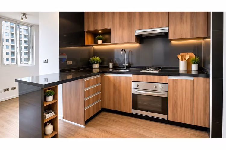 Departamento estudio con estac y bdga