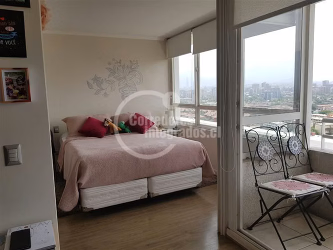 2 Dorm. 1 Baño. Estac. Cercano al Metro Ñuble