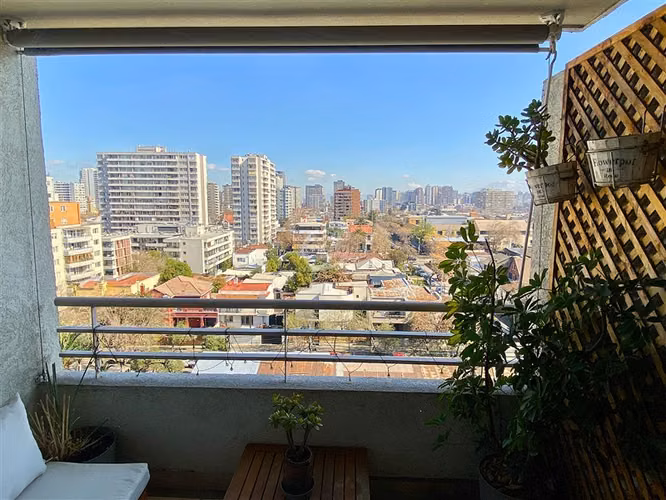 Departamento en Arriendo en Ñuñoa 2D y 2B vista despejada