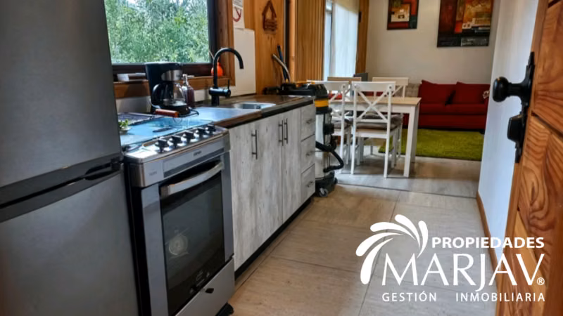 Venta casa + Cabaña 4D 3B , km 11 villarrica a Pucón