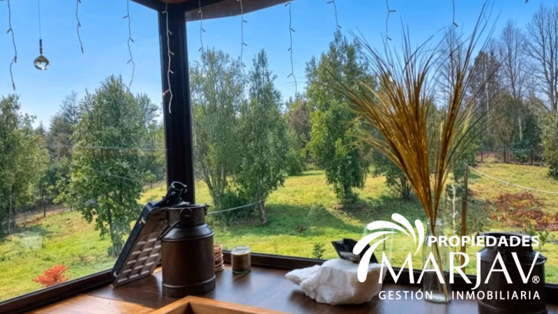 Venta casa + Cabaña 4D 3B , km 11 villarrica a Pucón