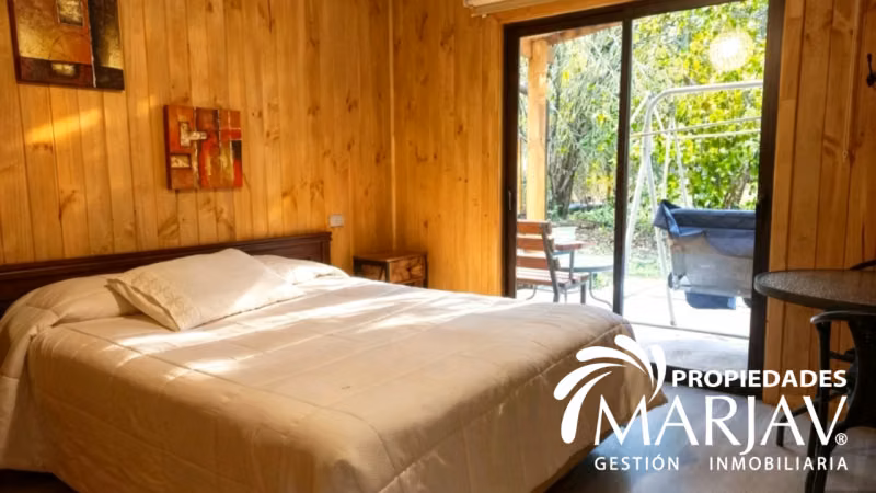 Venta casa + Cabaña 4D 3B , km 11 villarrica a Pucón
