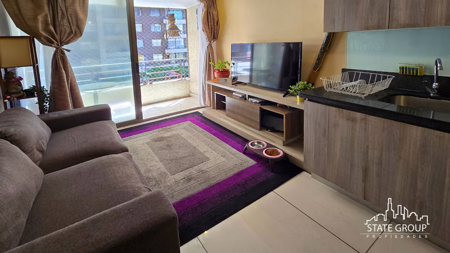 DEPARTAMENTO 1 DORMITORIO Y BODEGA PORTUGAL METRO IRARRAZAVA