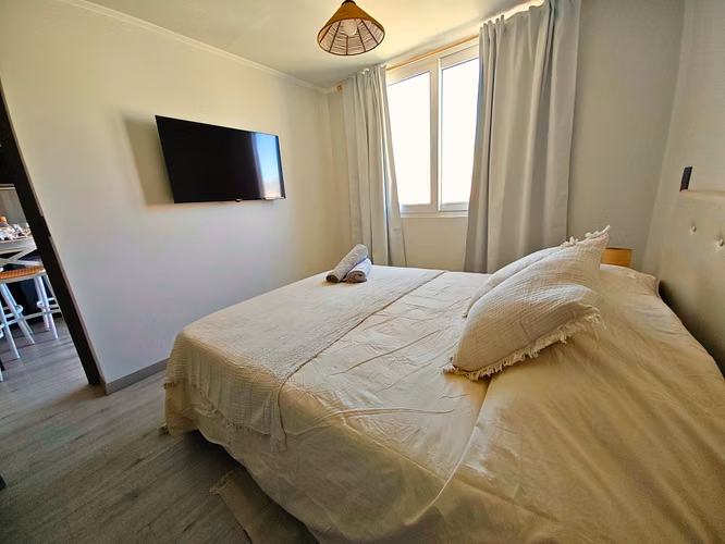 ARRIENDO AMOBLADO DEPTO 1 DORMITORIO 1 BAÑO