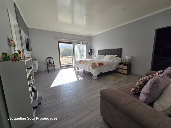VENDO PARCELA CON CASA ,PISCINA Y CANCHA  FOOTBALL EN CURACA - Imagen 29