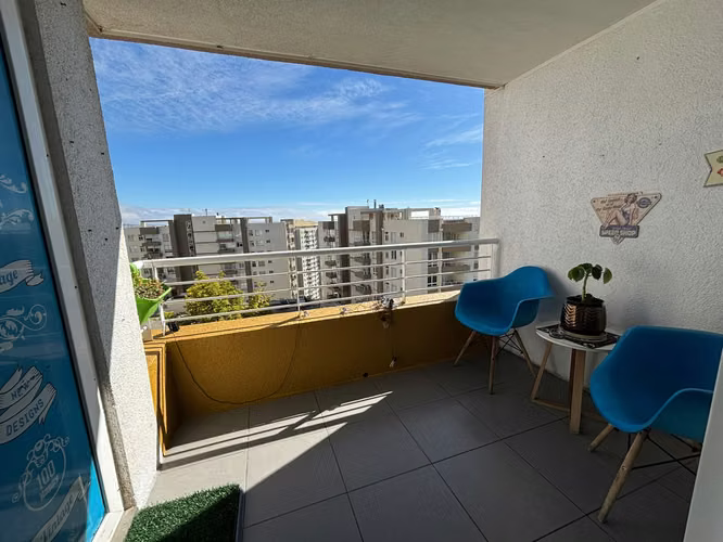 Departamento 2 dormitorios en venta, Condominio 7 Mares, Recreo,  Viña del Mar