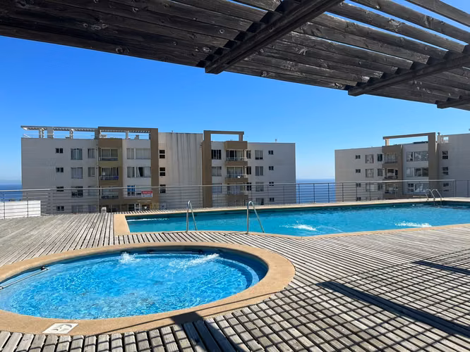 Departamento 2 dormitorios en venta, Condominio 7 Mares, Recreo,  Viña del Mar