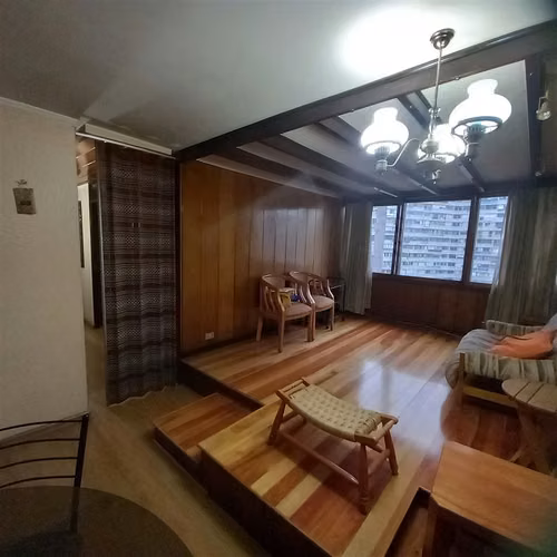 Departamento amobaldo en arriendo de 3 dorm. en Providencia