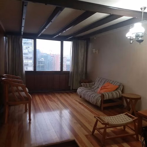 Departamento amobaldo en arriendo de 3 dorm. en Providencia