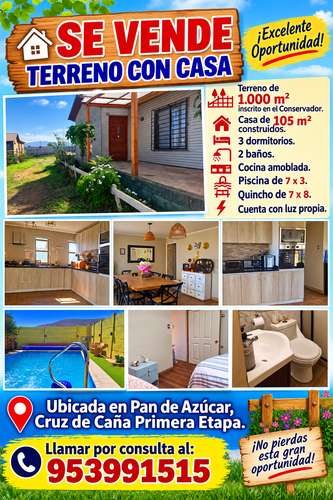 Venta de terreno con casa