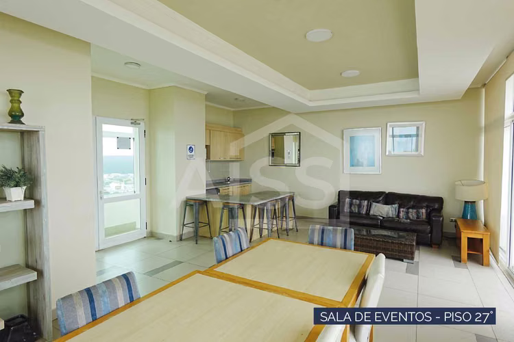 Piso 23 vista mar NorPoniente, Concón, 3D3B (178988)