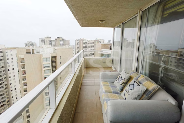Piso 23 vista mar NorPoniente, Concón, 3D3B (178988)