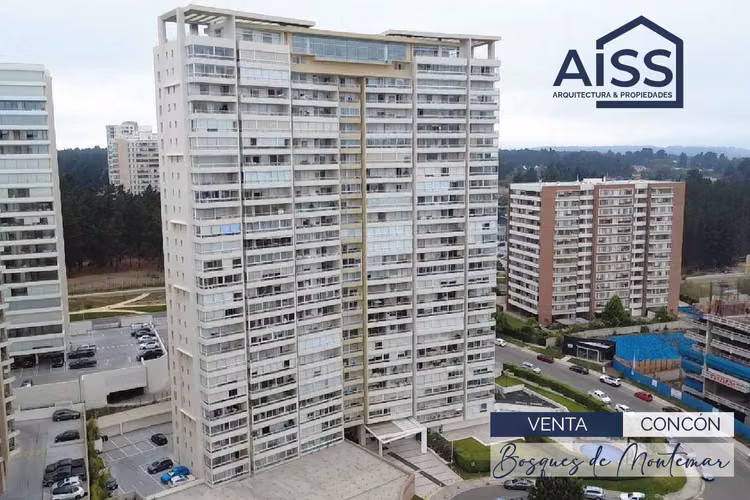 Piso 23 vista mar NorPoniente, Concón, 3D3B (178988)