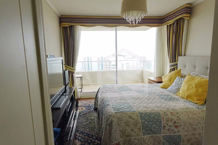 Piso 23 vista mar NorPoniente, Concón, 3D3B (178988)