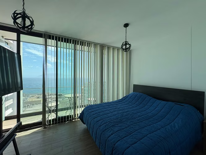 Arriendo | Departamento tipo estudio amoblado con vista al mar | Puerto Nuevo, Antofagasta