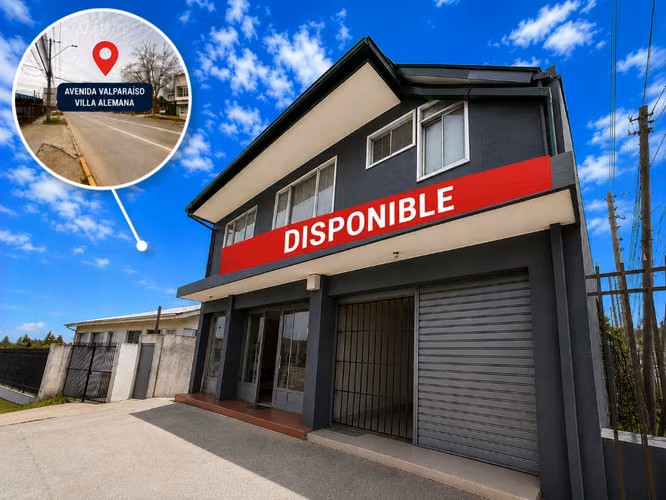 Arriendo de Oficina comercial en Centro de Villa Alemana