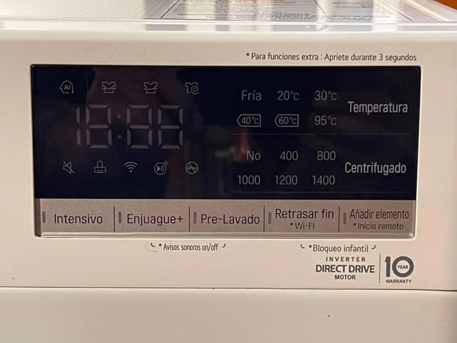 Lavadora LG 12kg