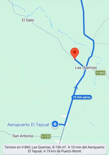 Parcela LAS QUEMAS DE PUYENCHO