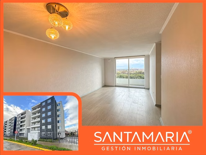 Arriendo Dpto. 3D con Est. en Tierras Coloradas, Concepción