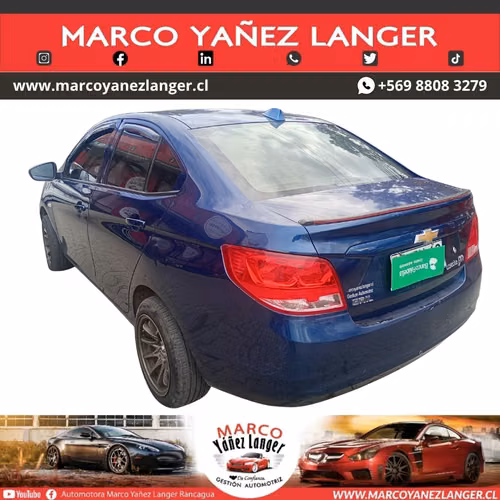 CHEVROLET SAIL 1.5 / AÑO  KILOMETROS / EXCELENTE ESTADO