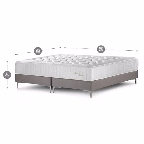 Cama Rosen Pearl King 180x200 Base Dividida