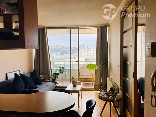 Departamento 1D1B inversión ubicación privilegiada Viña