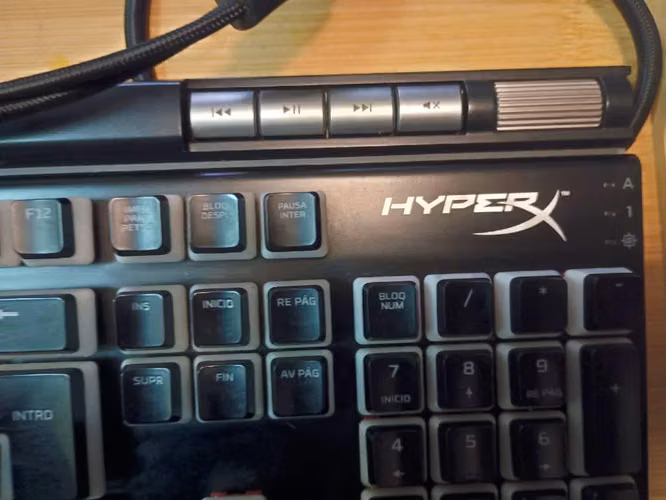TECLADO MECÁNICO HYPERX ALLOY ELITE 2 RGB – HYPERX RED