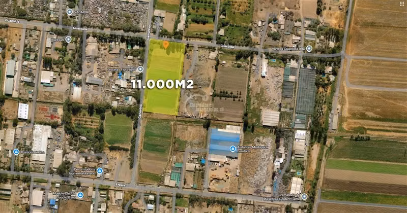 Parcela en 11.000M2 venta en La Pintana