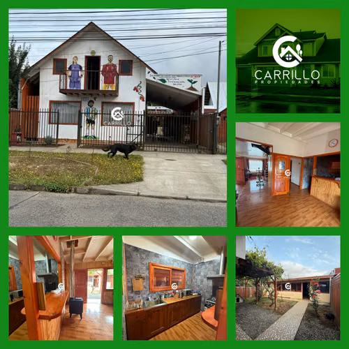 VENDEMOS CASA CON DEPTO INTERIOR EN LONCOCHE