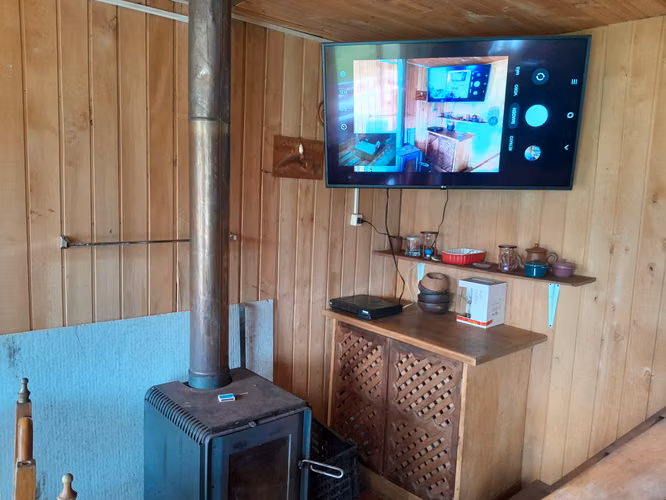 Casa en parcela Hornopirén, en sector alto