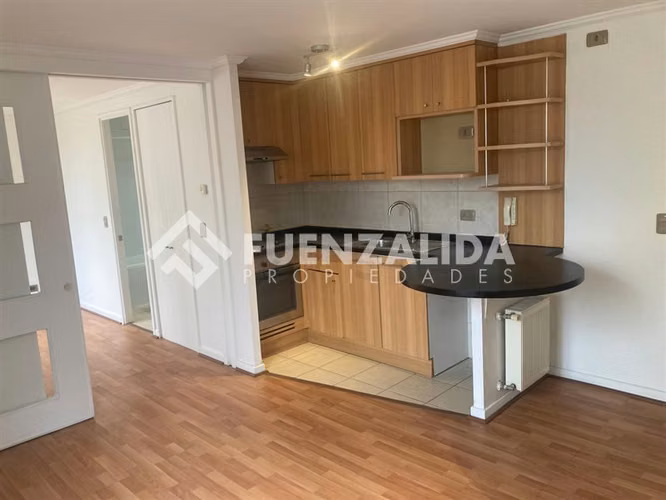 Arriendo departamento Santiago 1 dormitorio Metro Sta Lucia