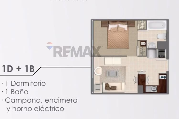 Oportunidad unica departamento 1d/1b