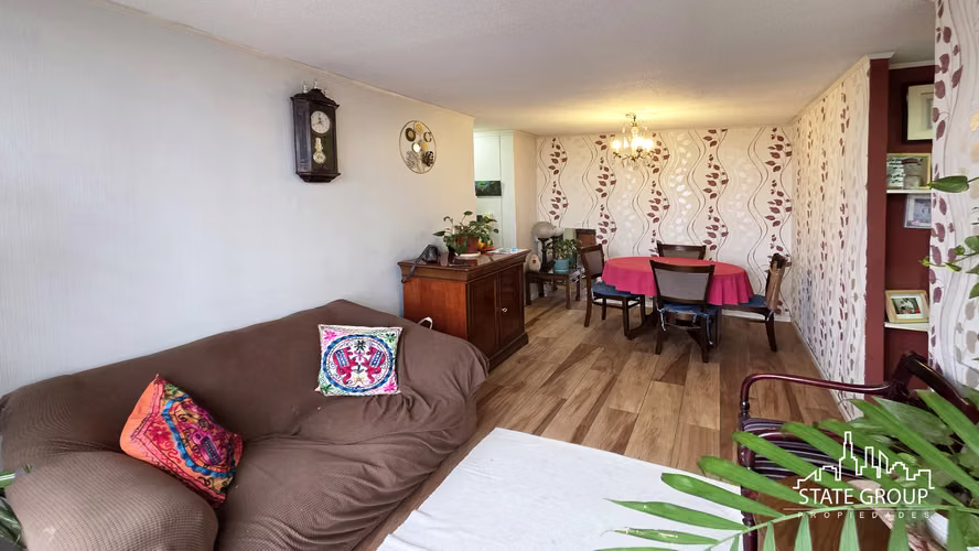 VENTA DEPARTAMENTO 3 DORMITORIOS Y BODEGA METRO VIVACETA
