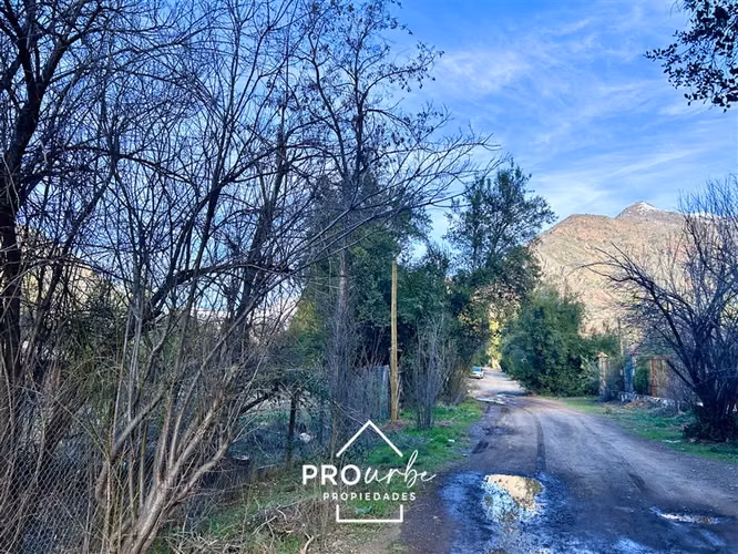 Parcela en venta sin casa, 370 m2, en San José de Maipo