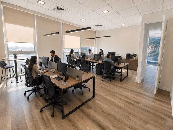 OFICINA 117 M² LISTA · 3 ESTACIONAMIENTOS · EL SALTO - EDIFICIO CLASE A