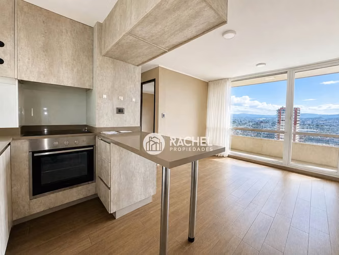 ARRIENDO DEPARTAMENTO SEMINUEVO 2 DORMITORIOS CON ESTACIONAMIENTO
