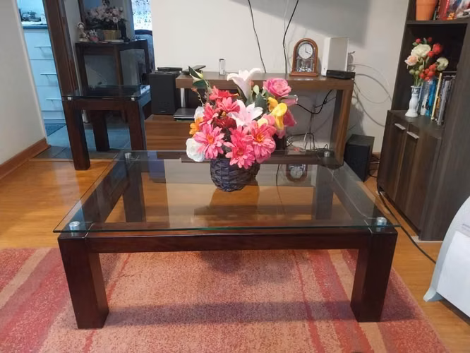 Se vende mesa de centro y mesa lateral - Imagen 4