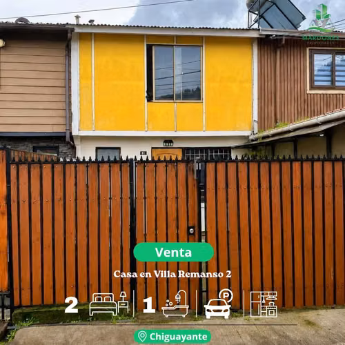 SE VENDE PROPIEDAD EN  VILLA REMANSO 2 CHIGUAYANTE