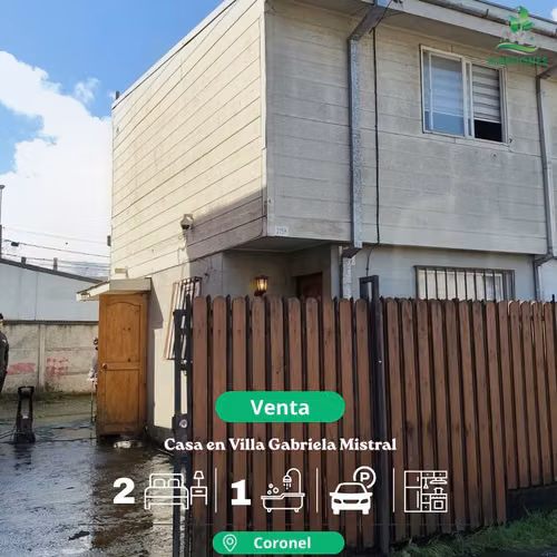SE VENDE PROPIEDAD EN VILLA GABRIELA MISTRAL CORONEL