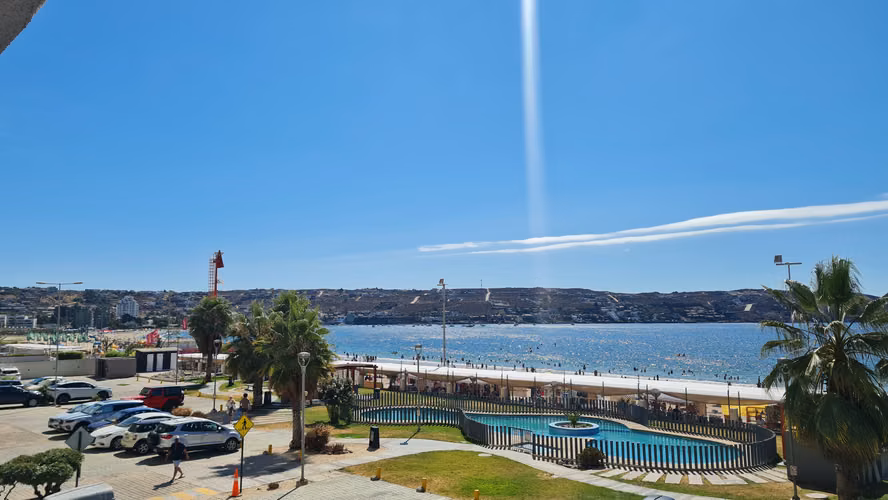 Arriendo Depto Amoblado, Vista Frontal a La Herradura, Coquimbo