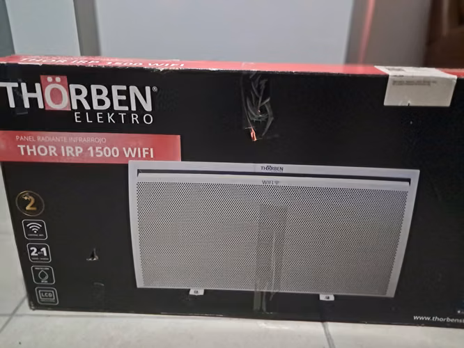 Estufa panel eléctrica Thorben IRP 1500 WIFI - Imagen 2
