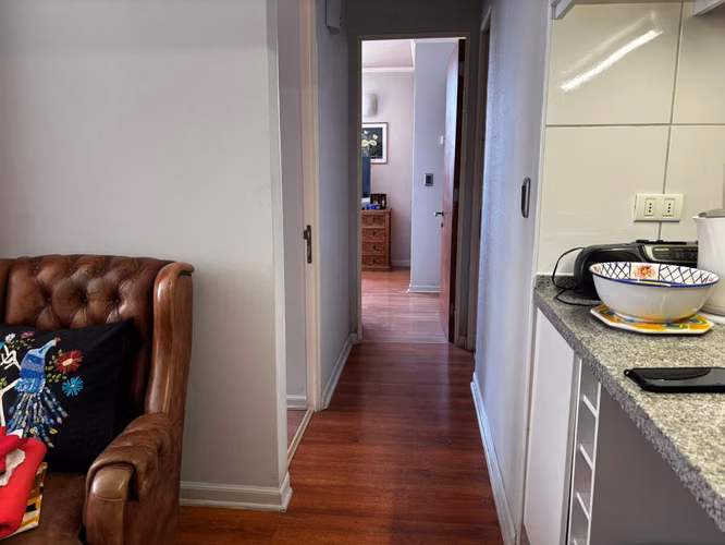 Acogedor departamento 2 dormitorios en excelente estado en Arriendo, Las Condes