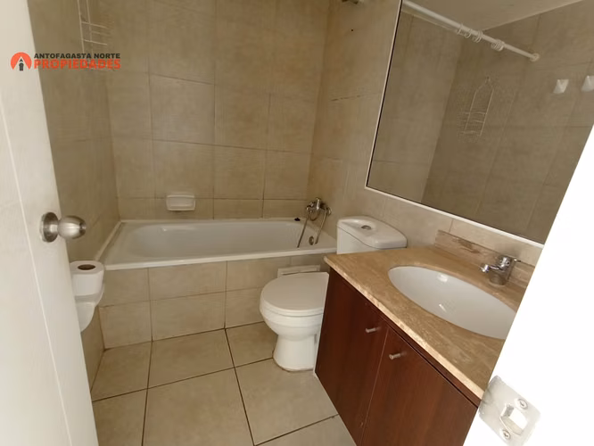 SE ARRIENDA DEPARTAMENTO 2 DORMITORIOS SIN MUEBLES