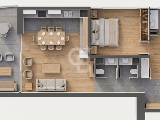 Departamento de lujo en Vitacura: comodidad y estilo