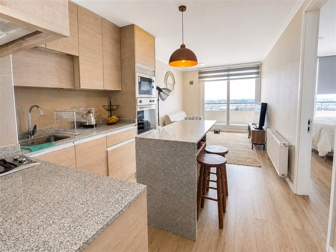 Departamento en arriendo de 1 dorm. en Centro de Talca