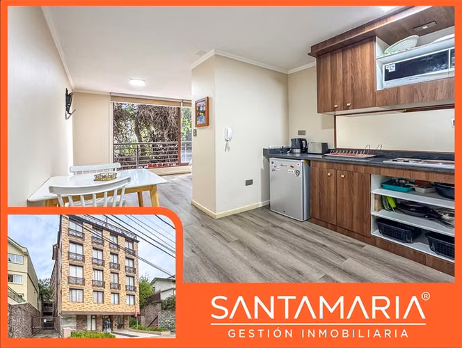 Arriendo Dpto. 1 Amb Amoblado Frente a UDEC, Concepción - Imagen 1
