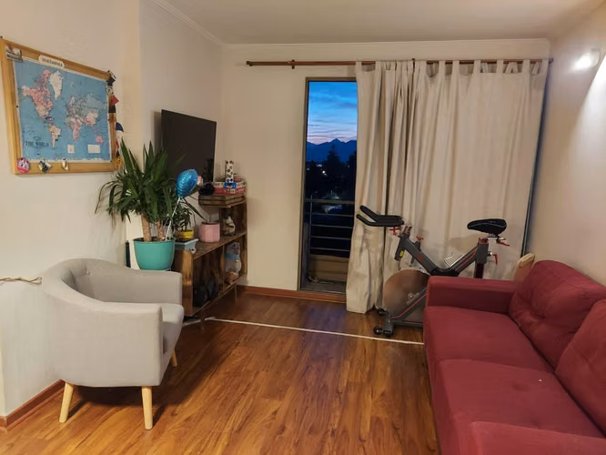 Depto 3D 2B piso 8 vista cordillera, Cond. Licanray