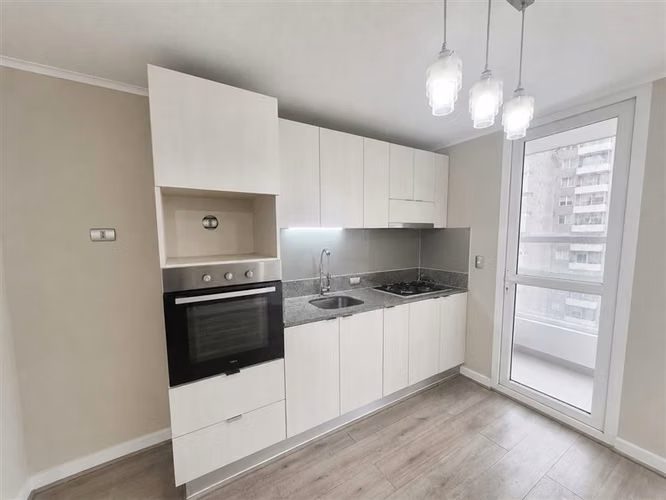 Departamento en venta de 2 dorm. con estac. en San Miguel