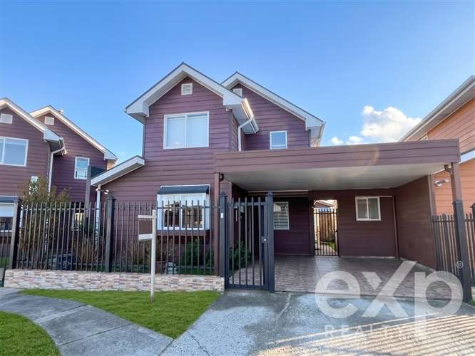 Amplia casa en venta 3D, Hacienda Los Lagos. Puerto Montt