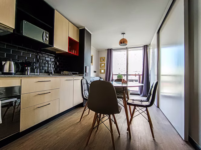 ARRIENDO DEPTO AMOBLADO SANTIAGO 1D1B